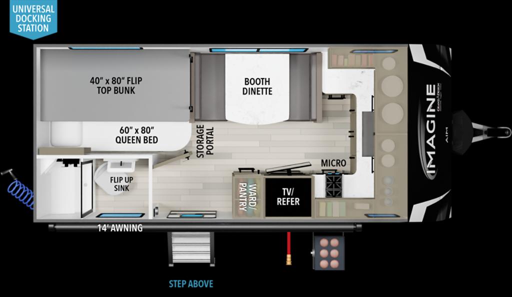 The new Imagine AIM 15BH floorplan