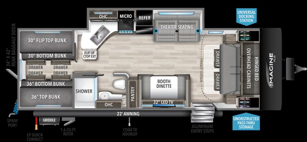 The new Imagine AIM 15BH floorplan