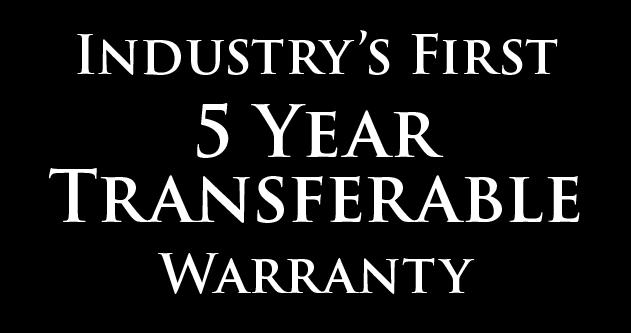 5 Year Frame Warranty