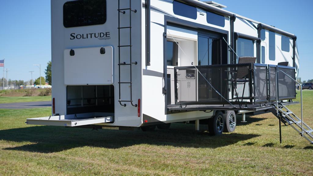 Solitude Rear Storage w/Sliding Tray