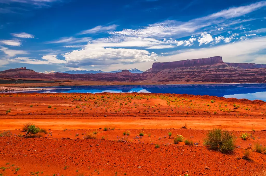 Orange desert in Moab